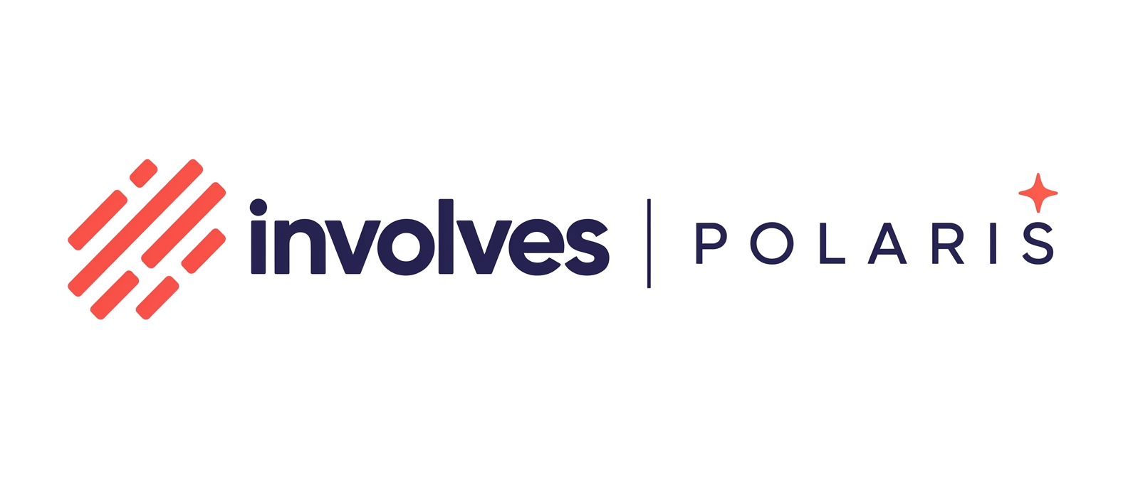 Involves | Polaris — coral and deep blue signature